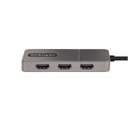 StarTech.com Hub USB-C MST à 3 Ports - Adaptateur Multi-Écrans USB C vers 3x HDMI pour PC Portable - Splitter Triple HDMI Jusqu'à 4K 60Hz avec DP 1.4 Alt Mode & DSC - Hub Thunderbolt 3 vers HDMI avec Câble de 30cm