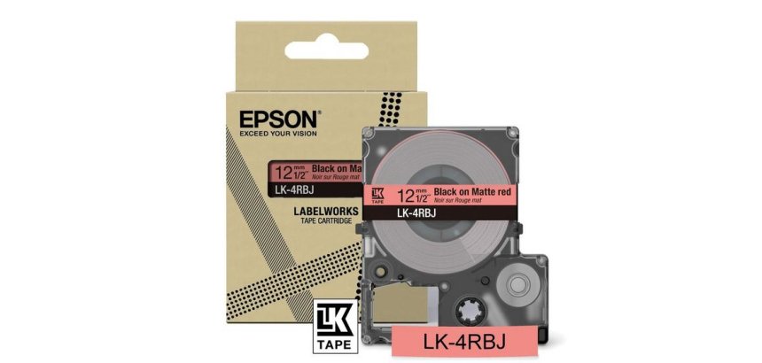 Epson LK-4RBJ Black, Red