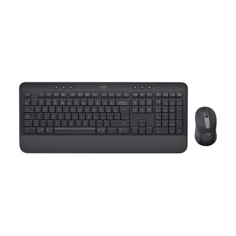 Logitech Signature MK650 Combo For Business teclado Ratón incluido Oficina Bluetooth QWERTY Danés, Finlandés, Noruego, Sueco Grafito