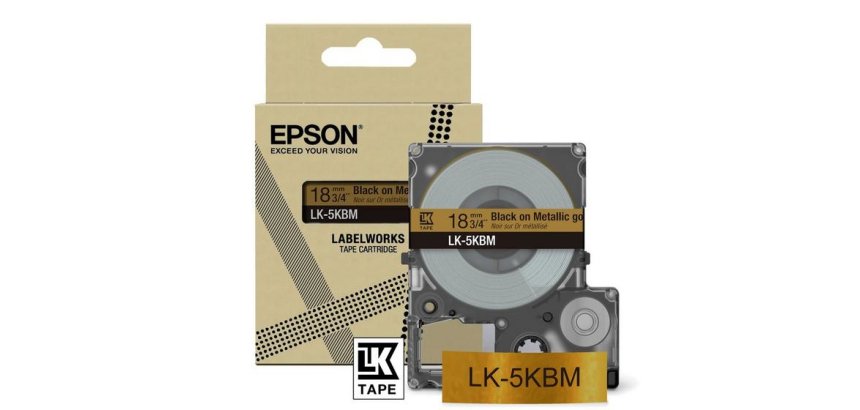 Epson LK-5KBM Black, Gold