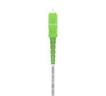 AISENS Cable Fibra Óptica Latiguillo G657A2 3.0 9/125 SMF Simplex CPR DCA LSZH, SC/APC-SC/APC, Blanco, 3.0 m