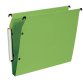 Paquet de 10 dossiers suspendus LMG ARMOIRE en polypro opaque. Fond 30, bouton-pression. Vert