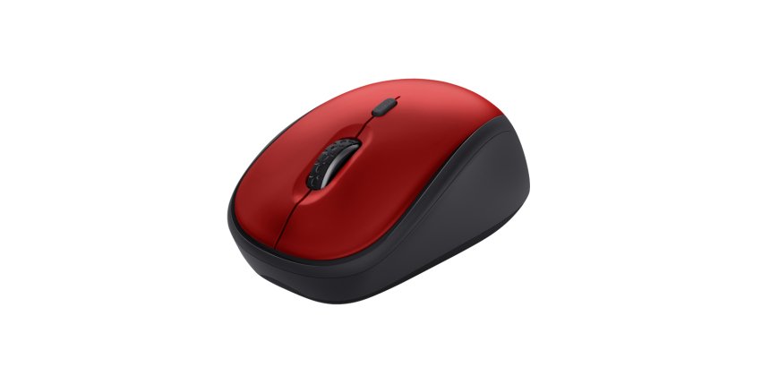 Trust Yvi+ ratón Oficina mano derecha RF inalámbrico Óptico 1600 DPI