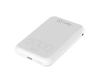 Celly MAGPB5000EVOWH power bank 5000 mAh Wireless charging White