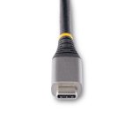 StarTech.com Adaptador Multipuertos USB-C - Docking Station USB Tipo C HDMI 4K60 - Hub Ladrón USB 3.0 de 2 Puertos - Entrega de Alimentación PD 100W - GbE - ChromeOS/Win/Mac