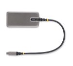 StarTech.com Adaptador Multipuertos USB-C - Docking Station USB Tipo C HDMI 4K60 - Hub Ladrón USB 3.0 de 2 Puertos - Entrega de Alimentación PD 100W - GbE - ChromeOS/Win/Mac