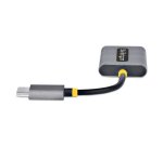 StarTech.com Adaptateur Casque USB-C - Splitter Audio, Double Casque USB Type C avec Entrée Micro - Adaptateur USB C vers Jack 3.5mm, DAC 3.5 mm - USB-C vers Jack Audio/Sortie Auxiliaire, DAC 24 Bits