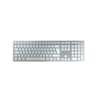 CHERRY KW 9100 SLIM FOR MAC clavier Universel USB + Bluetooth AZERTY Français Argent