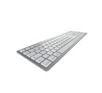 CHERRY KW 9100 SLIM FOR MAC clavier Universel USB + Bluetooth AZERTY Français Argent