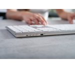 CHERRY KW 9100 SLIM FOR MAC clavier Universel USB + Bluetooth AZERTY Français Argent