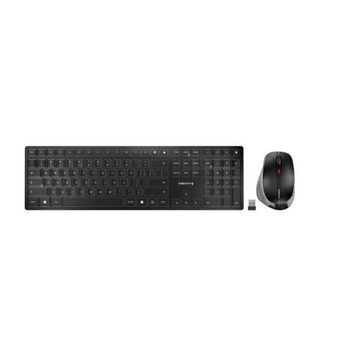 Pack Teclado + Ratón Wireless Bluetooth QWERTY Español Negro, Gris CHERRY DW 9500 Slim