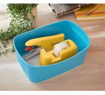 Bac de rangement My Box Cosy, A5, jaune/gris clair