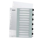 Intercalaires en plastique WOW, numéroté, 1-12