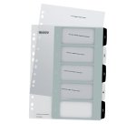 Intercalaires en plastique WOW, numéroté, 1-5