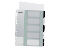 Intercalaires en plastique WOW, numéroté, 1-5