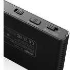 Lindy 43359 base de conexión para disco duro USB 3.2 Gen 2 (3.1 Gen 2) Type-C Negro