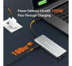 j5create JCD403-N Concentrador de múltiples puertos USB4® de 8K