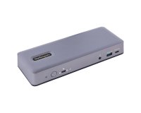 StarTech.com Station d'Accueil USB-C - Hub USB-C Multi-Moniteur HDMI/DP/DP Alt Mode - 3x 4K30 / 2x 4K60 - Dock USB 7 ports - 60W Power Delivery 3.0 - GbE - 3.5 Audio - Station d'Accueil Universelle