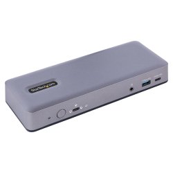 StarTech.com USB-C Docking Station - Multi Monitor HDMI/DP/DP Alt Mode USB-C Dock - 3x 4K30 / 2x 4K60 - 7-Port USB Hub - 60W Power Delivery - GbE - 3.5mm Audio - Works With Chromebook certified - Dockingstation - USB-C / Thunderbolt 3 / Thunderbolt 4 - 2 x HDMI, 2 x DP, USB-C - GigE