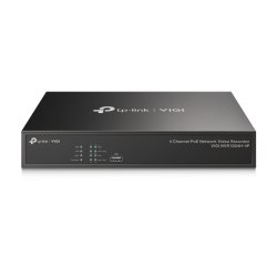 TP-Link VIGI NVR1004H-4P Enregistreur vidéo sur réseau Noir