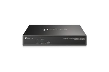 TP-Link VIGI NVR1004H-4P Enregistreur vidéo sur réseau Noir
