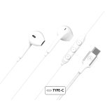 BIG BEN Force Play Casque Avec fil Ecouteurs Appels/Musique USB Type-C Blanc