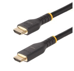 StarTech.com Câble HDMI Actif de 10m avec Ethernet - HDMI 2.0 4K 60Hz UHD - Cordon HDMI Robuste avec Fibre Aramide - Câble HDMI Haute Vitesse Durable - Câble HDMI 2.0 Gros Calibre