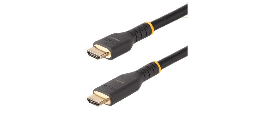 StarTech.com Cable de 10m HDMI Activo - HDMI 2.0 4K 60Hz UHD - Cable de Servicio Pesado - Resistente - con Fibra de Aramida - Cable HDMI de Alta Velocidad con Ethernet