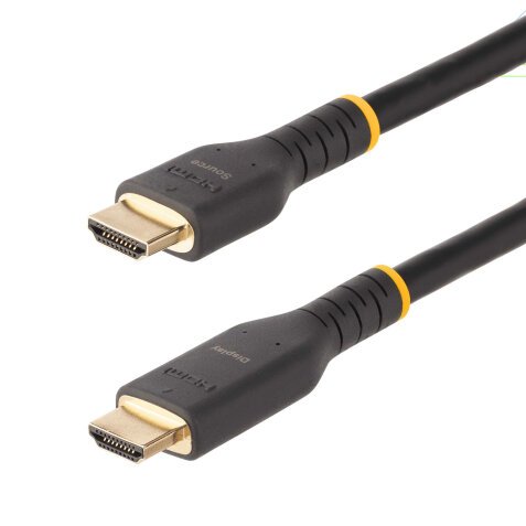 StarTech.com 10m Actieve HDMI Kabel met Ethernet - HDMI 2.0 4K 60Hz UHD - Robuuste HDMI Kabel met Aramidevezels - Duurzame High Speed HDMI Kabel - Heavy-Duty HDMI 2.0 Kabel