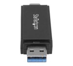 StarTech.com Lecteur de Cartes SD USB C et USB 3.0, Lecteur de Cartes Mémoire USB, SD, MicroSD, MMC, UHS-I, Adaptateur de Cartes USB-C et USB-A - Fonctionne avec Tous les Systèmes d'Exploitation