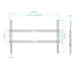 TooQ LP1080F-B soporte para TV 2,03 m (80") Negro