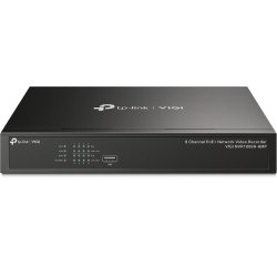 TP-Link VIGI NVR1008H-8MP Enregistreur vidéo sur réseau Noir