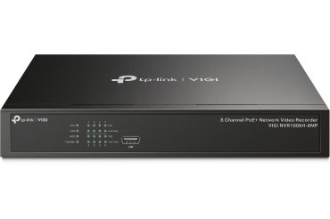 TP-Link VIGI NVR1008H-8MP Enregistreur vidéo sur réseau Noir