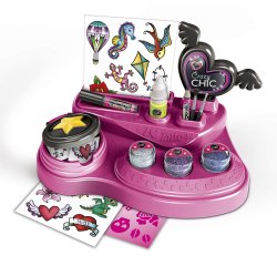 Clementoni Crazy Chic 8005125187331 temporary tattoo kit