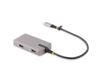 StarTech.com Adaptador Multipuertos USB-C - Docking Station USB Tipo C HDMI 4K60 - Hub Ladrón USB 3.0 de 3 Puertos - Entrega de Alimentación PD 100W - GbE - Win/Mac/ChromeOS