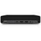 HP Elite Mini 600 G9 Desktop PC Intel® Core™ i5 i5-13500T 8 Go DDR5-SDRAM 256 Go SSD Windows 11 Pro Mini PC Noir