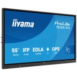 iiyama TE5513A-B1AG Écran d'affichage dynamique Écran plat interactif 138,7 cm (54.6") Wifi 450 cd/m² 4K Ultra HD Noir Écran tactile Intégré dans le processeur Android 18/7