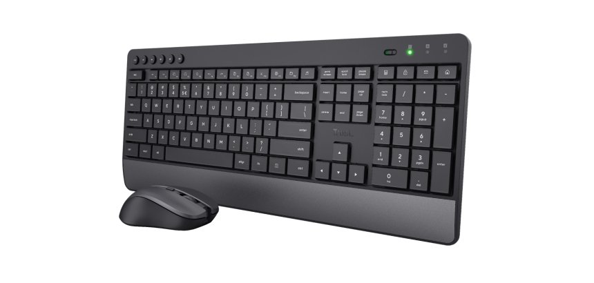 Trust Trezo Ensemble confort clavier et souris sans fil