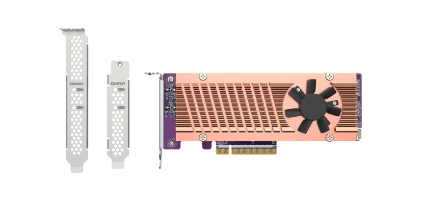 QNAP QM2-2P-384A scheda di interfaccia e adattatore Interno M.2