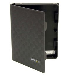 Pack de 3 cajas protectoras antiestáticas negras para disco duro de 2,5 pulgadas