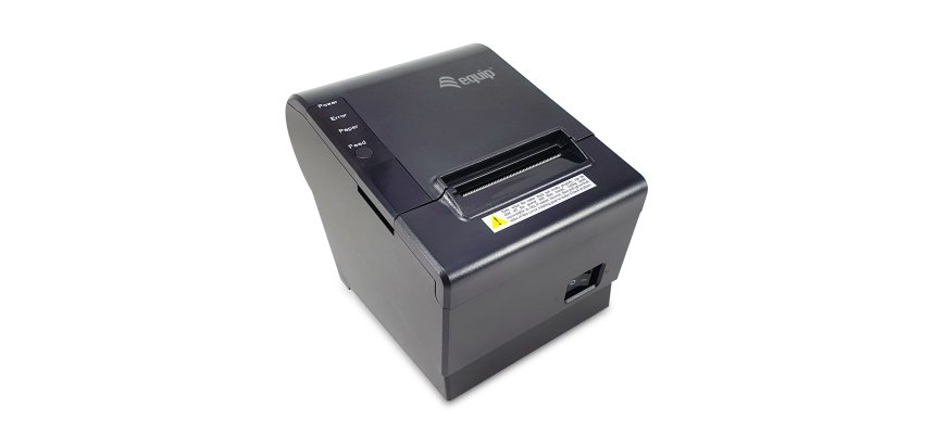 Equip 58mm Thermal POS Receipt Printer with Auto Cutter, USB/Ethernet/Cash Drawer connection