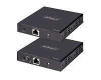 StarTech.com Extendeur HDMI 4K sur Câble CAT5/CAT6 - Prolongateur Vidéo 4K 60Hz HDR jusqu'à 70m - Extender HDMI 4K, Câblage HDMI sur Ethernet - Sortie Audio S/PDIF - Kit Émetteur-Récepteur HDMI