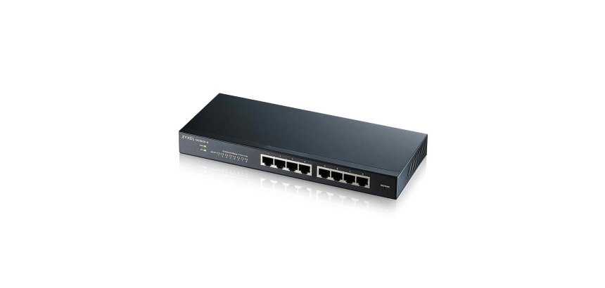 Zyxel GS1900-8 Géré L2 Gigabit Ethernet (10/100/1000) Noir