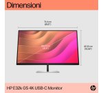 HP Monitor E32k G5 4K USB-C