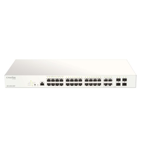 D-Link DBS-2000-28MP/E network switch Managed L2 Gigabit Ethernet (10/100/1000) Power over Ethernet (PoE) Grey