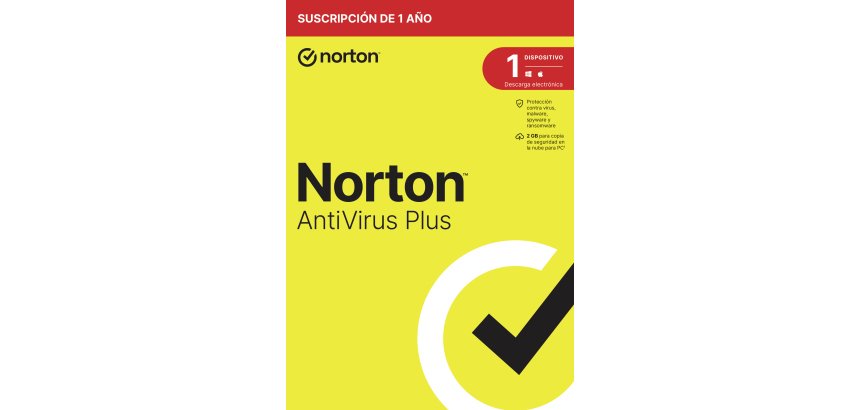 Norton AntiVirus Plus Seguridad de antivirus Base Español 1 licencia(s) 1 año(s)