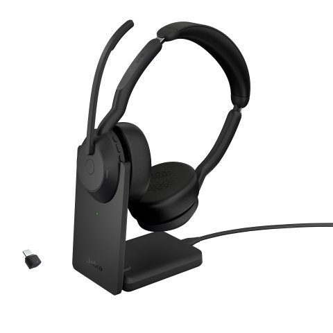 Jabra Evolve2 55 Auriculares Inalámbrico Diadema Oficina/Centro de llamadas USB Tipo C Bluetooth