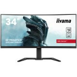 IIYAMA Ecran 34 pouces Ultra WQHD 34" LED-G-MASTER Ultra Wide VA Incurvé 165Hz Hub