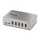 StarTech.com 10-Port USB-C Hub, 8x USB-A + 2x USB-C, Self-Powered w/ 65W Power Supply, USB 3.1 10Gbps Hub w/ BC1.2 Charging, Desktop/Laptop USB Hub with 3ft Locking USB-IF Certified Cable - USB Expansion Hub (10G8A2CS-USB-C-HUB) - Hub - 10 Anschlüsse