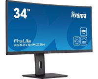 iiyama ProLite XCB3494WQSN-B5 écran plat de PC 86,4 cm (34") 3440 x 1440 pixels UltraWide Quad HD Noir